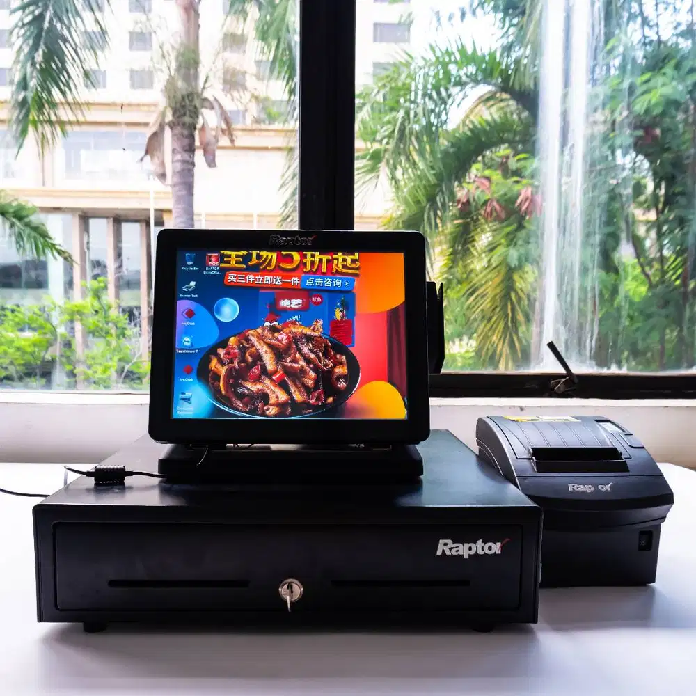 Pos Mesin Kasir Raptor 391 Komputer PC Ex Eks Bekas Restoran Resto