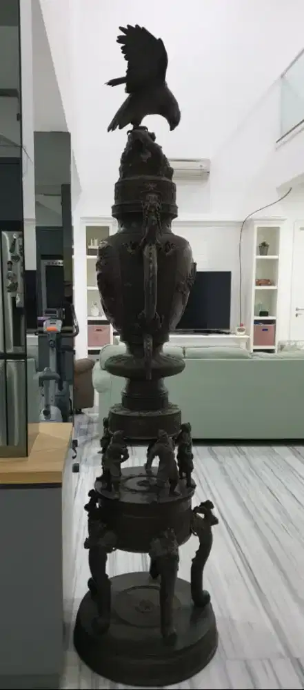 Langka Tempat Bakar Dupa Kerajaan Meiji - Incense Burner Perdupaan