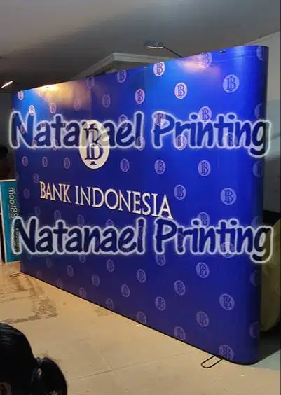 Back Drop / Back Wall Lurus / Lengkung + Printing