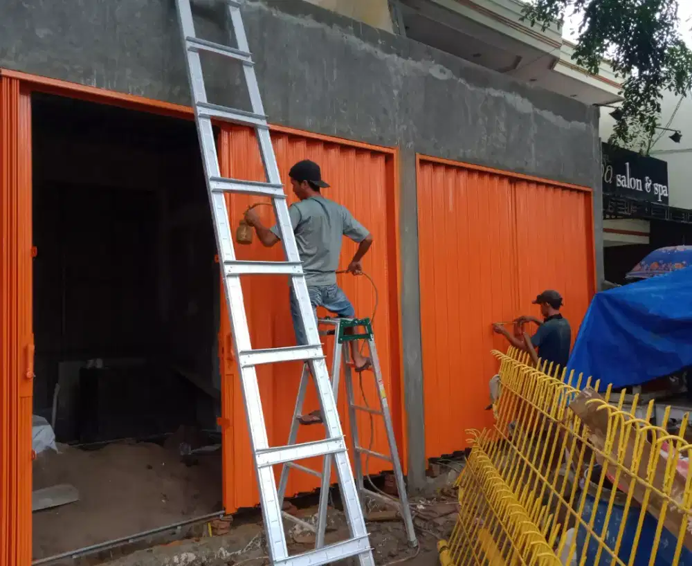 Follding gate rolling door murah