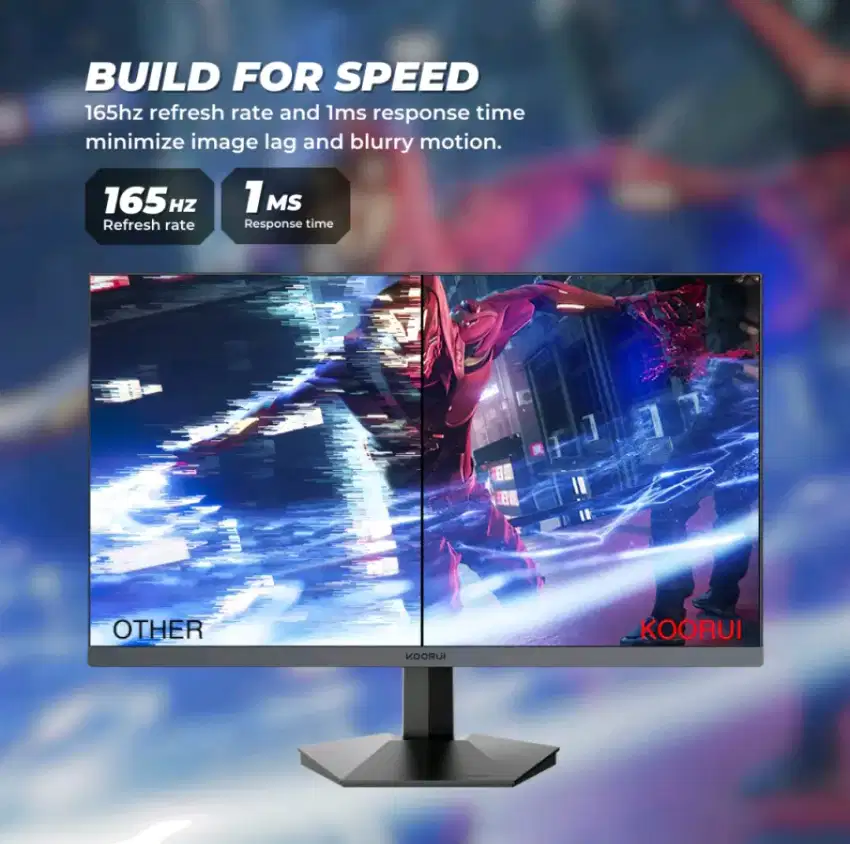 KOORUI 24E3 24 inch FHD GAMING MONITOR 165Hz 1ms GTG IPS PANEL Monitor