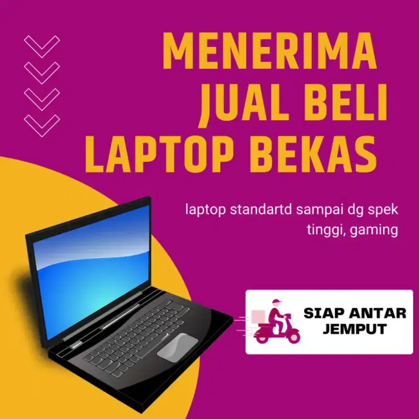 Terima Beli Laptop Bekas, Macbook Bekas. Siap Jemput ke Lokasi