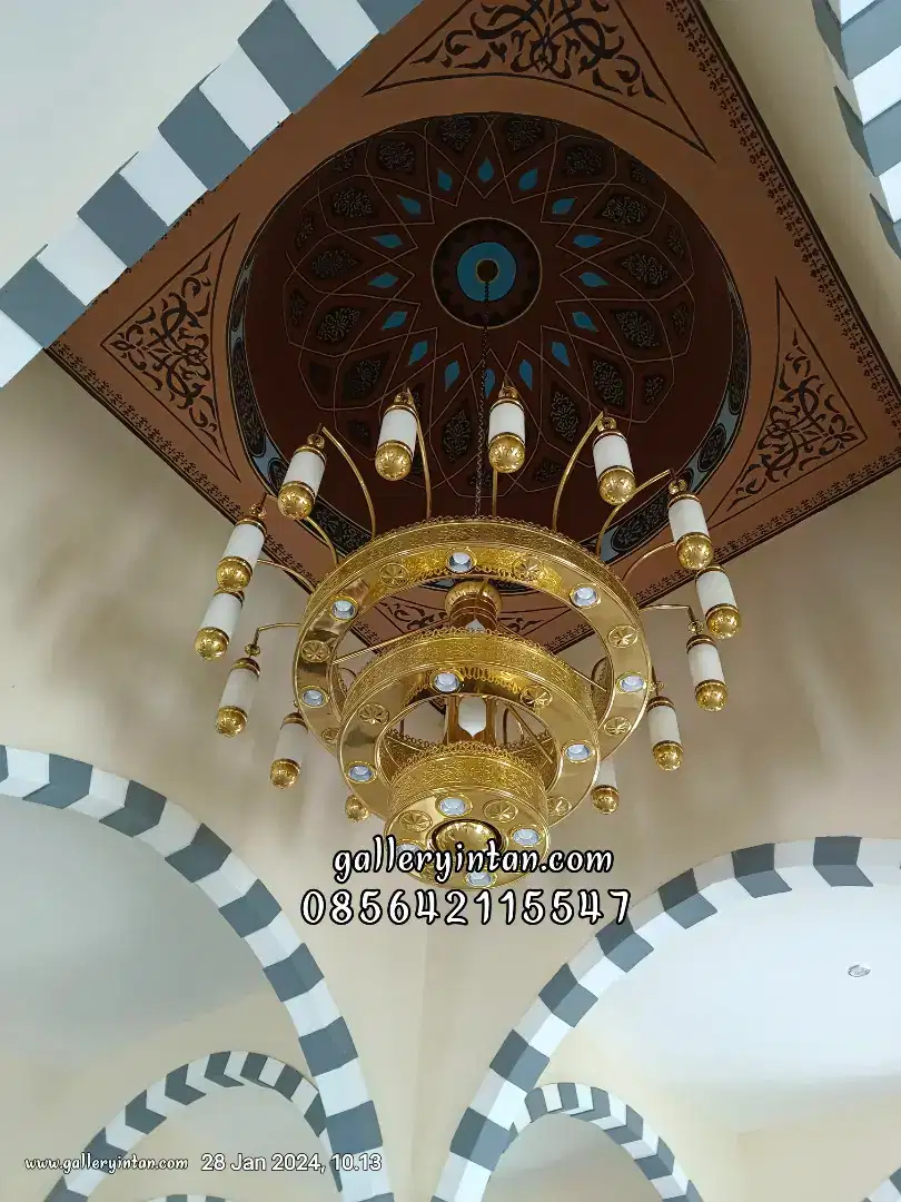 Lampu hias masjid, lampu gantung madinah nabawi