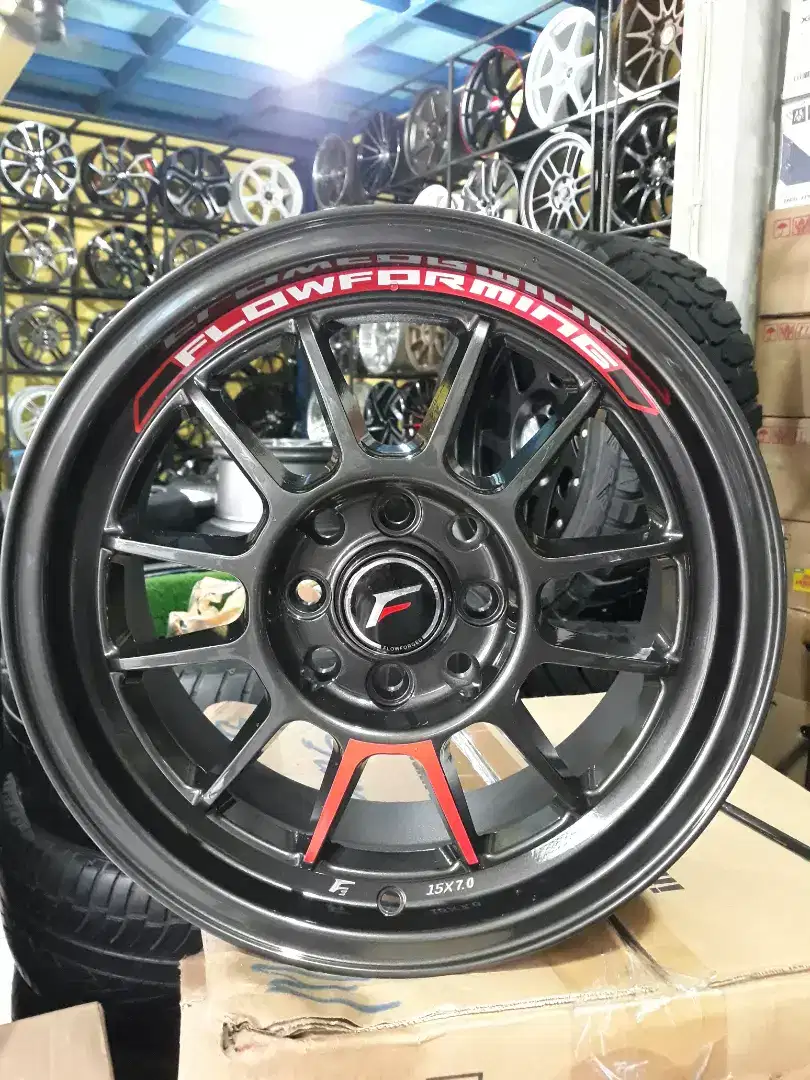 VELG VIPER FLOW FORNING R15×7 ET42 H4×100/114 BRIO,JAZZ,AGYA,YARIS