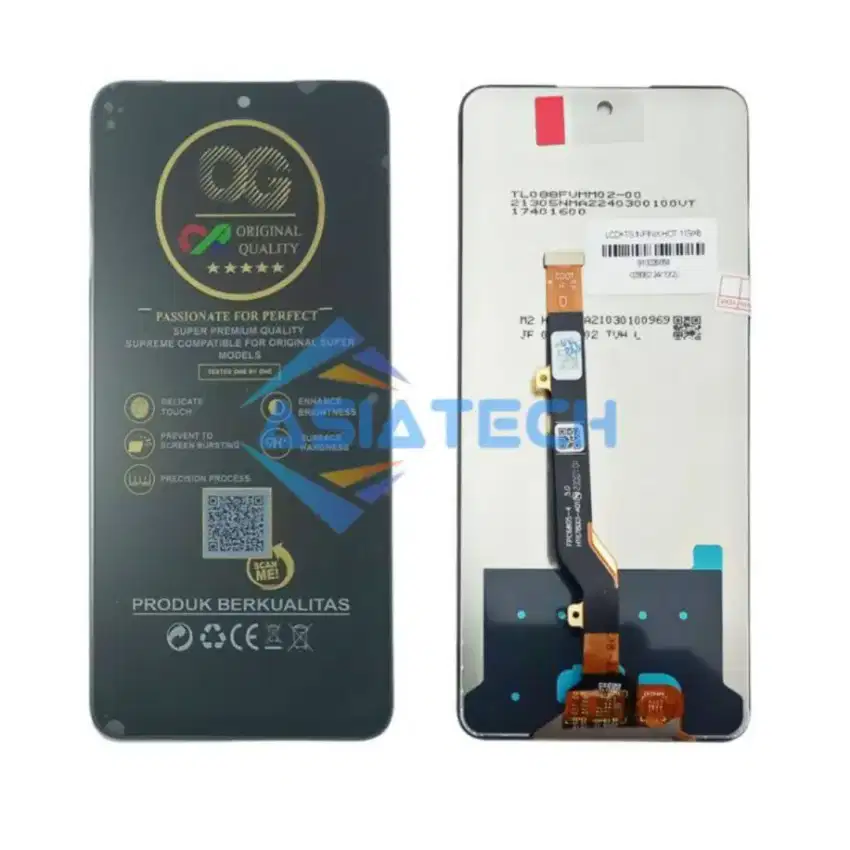 KACA LCD REDMI NOTE 10 FULLSET SIAP PASANG