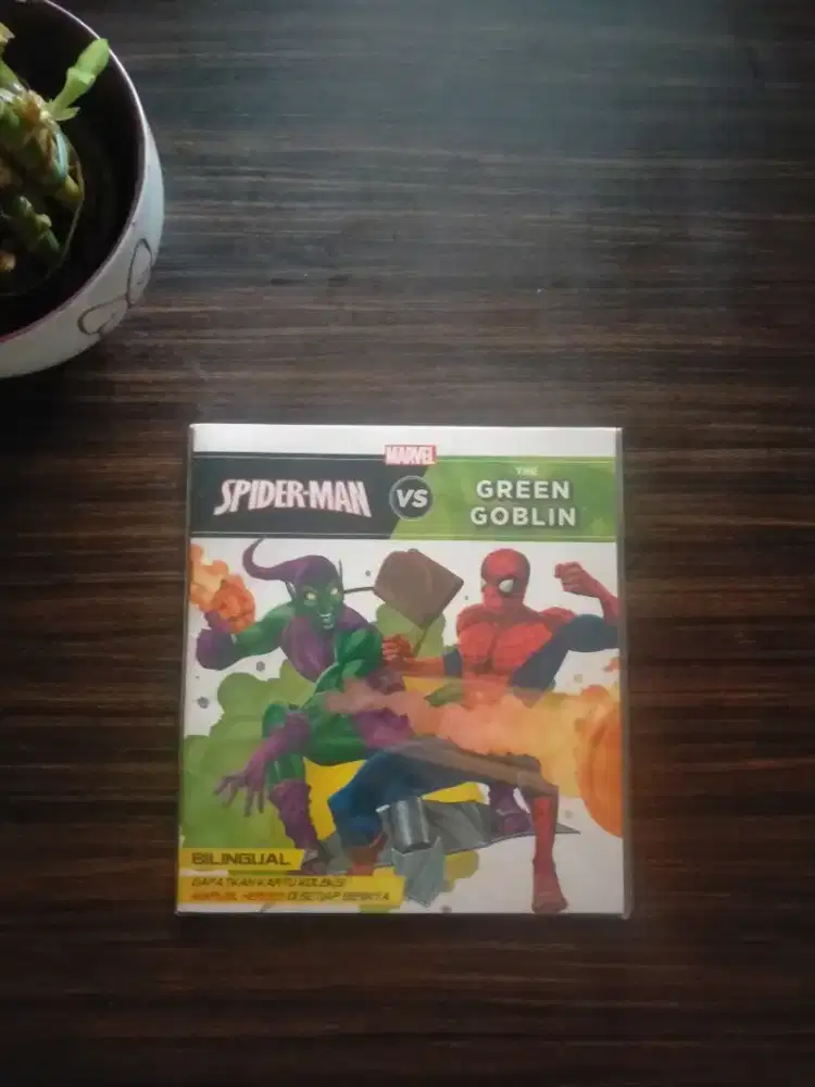 Buku cerita anak Spiderman seri green goblin