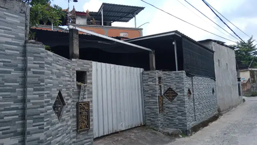 RUMAH + TOKO  LOKASI PINGGIR JALAN   RANJOK GUNUNG SARI