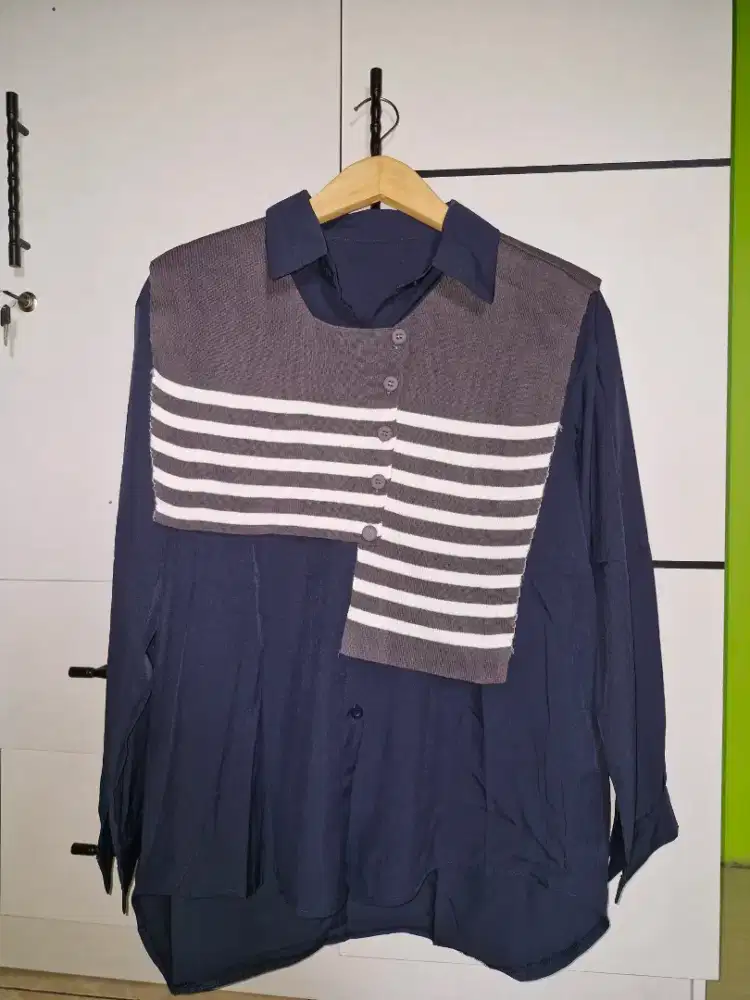 Kemeja + vest wanita bkk