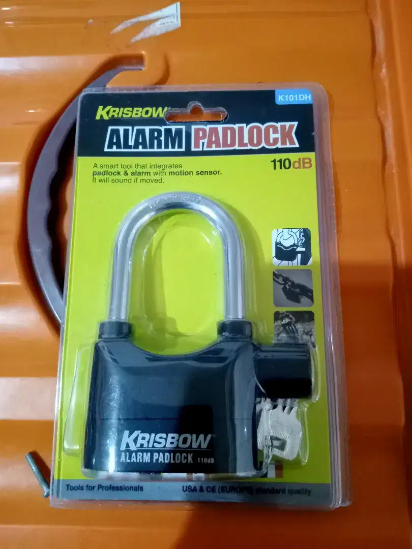 Gembok pagar krisbow alarm
