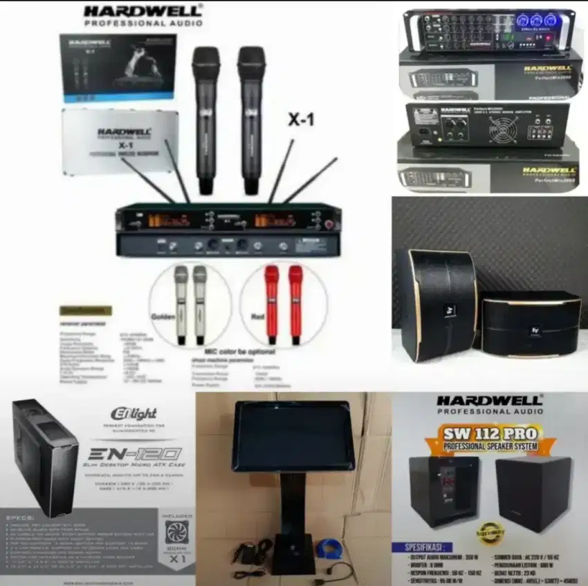 Paket full set karaoke hardwell original