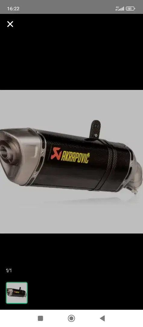 Slip on akrapovic zx25r rr