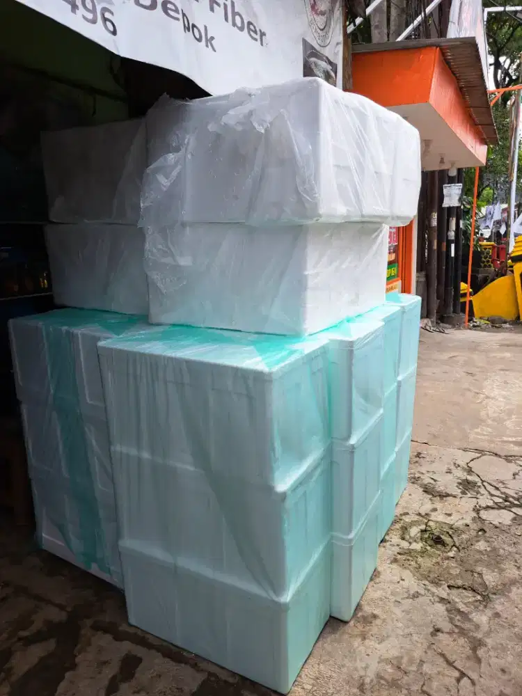 Box styrofoam packing ikan