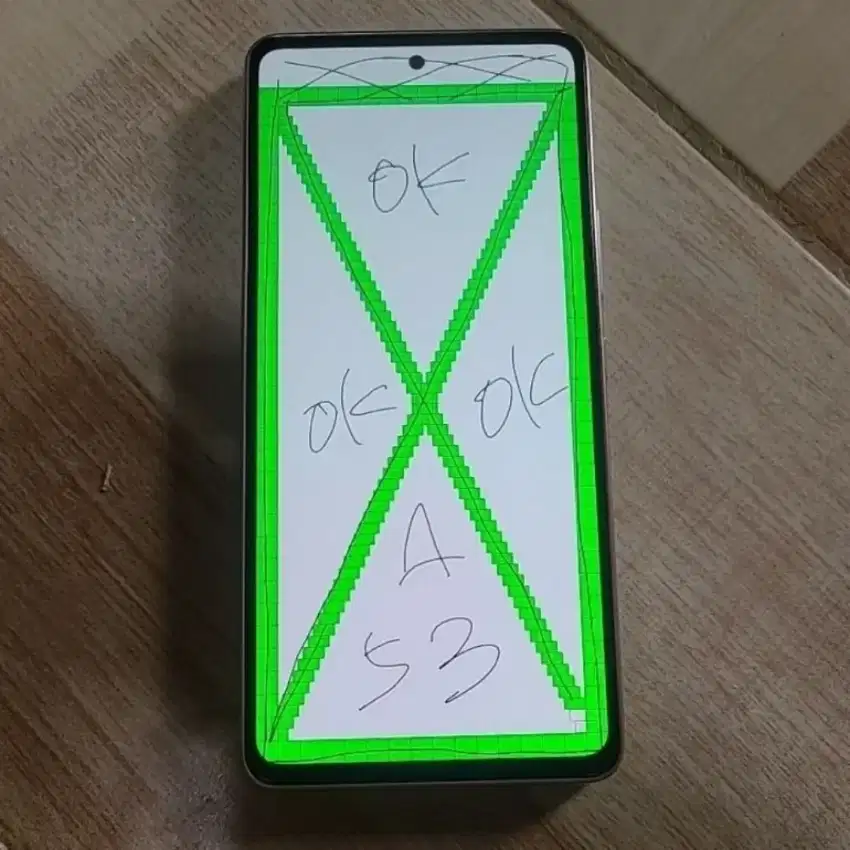 LCD samsung A53 original copotan normal mulus