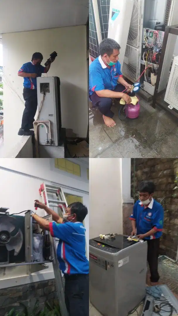 Service Ac,Kulkas, Mesin cuci, Dispenser,Bergaransi, Instalasi listrik