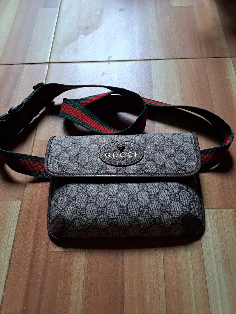 Waistbag Gucci Kulit Asli