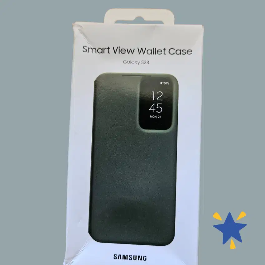 Galaxy S23 Smart View Wallet Case - Green