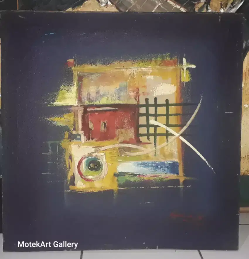 Lukisan Canvas Jadul