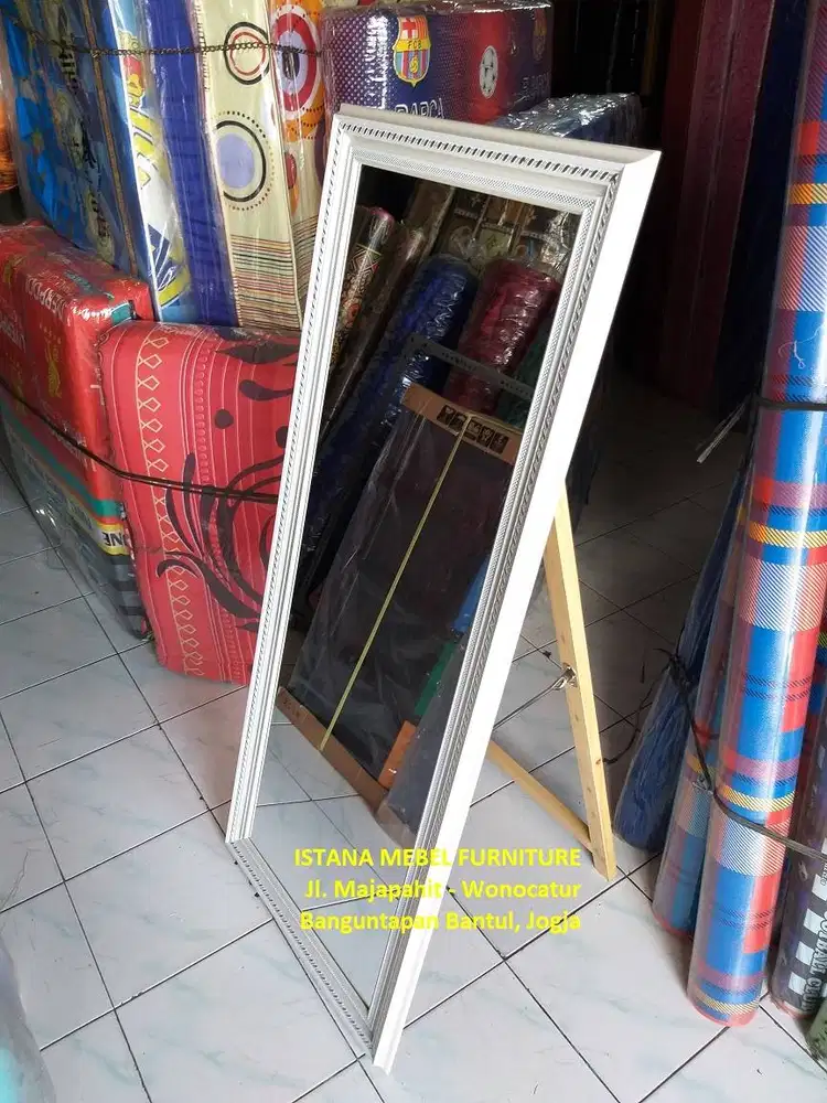 Kaca Cermin Full Body Badan Pameran Berdiri Stand Standing Mirror (gpg