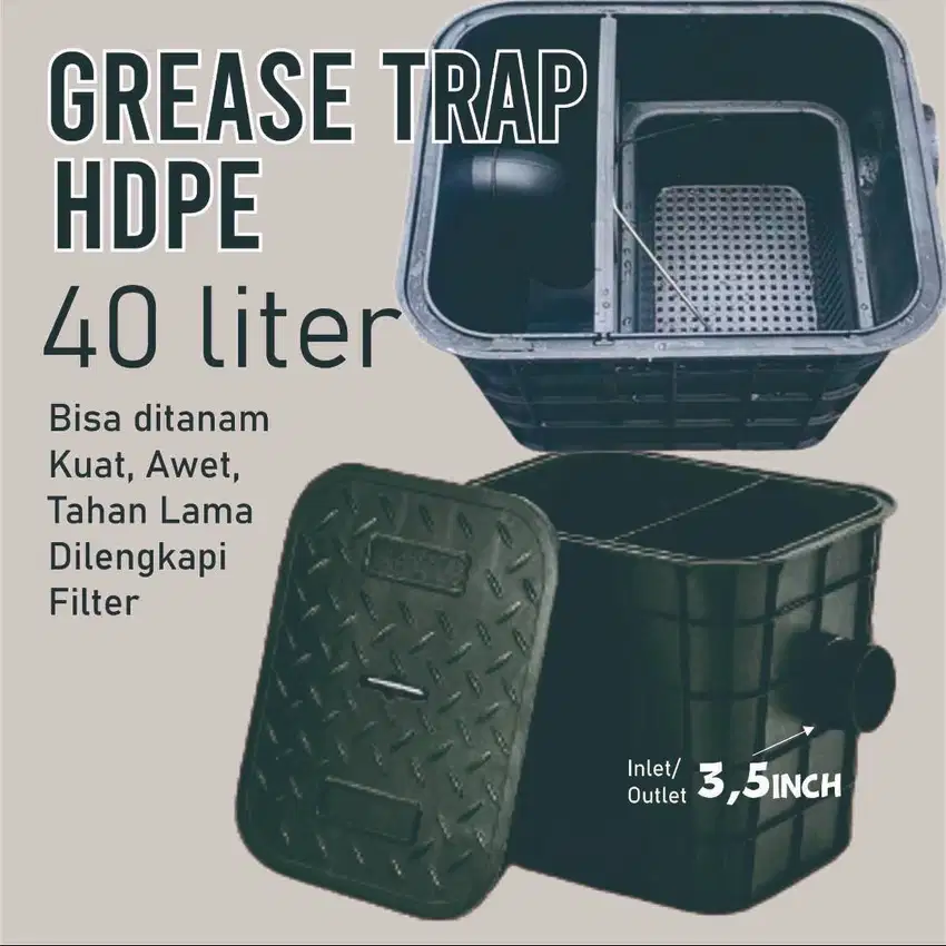 Grease Trap Filter Penyaring Perangkap Lemak Minyak 40Liter