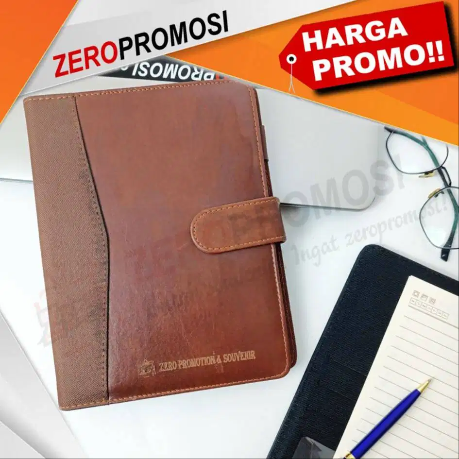 Souvenir Buku Agenda Hard Cover Kulit Kode AG-04 Eksklusif