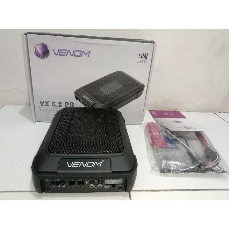 SUBWOOFER KOLONG VENOM SUBWOOFER AKTIF SLIM BASS
