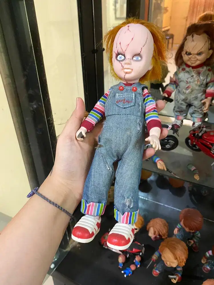 Boneka Chucky Doll Rare Original Living Dead Action Figurr Langka