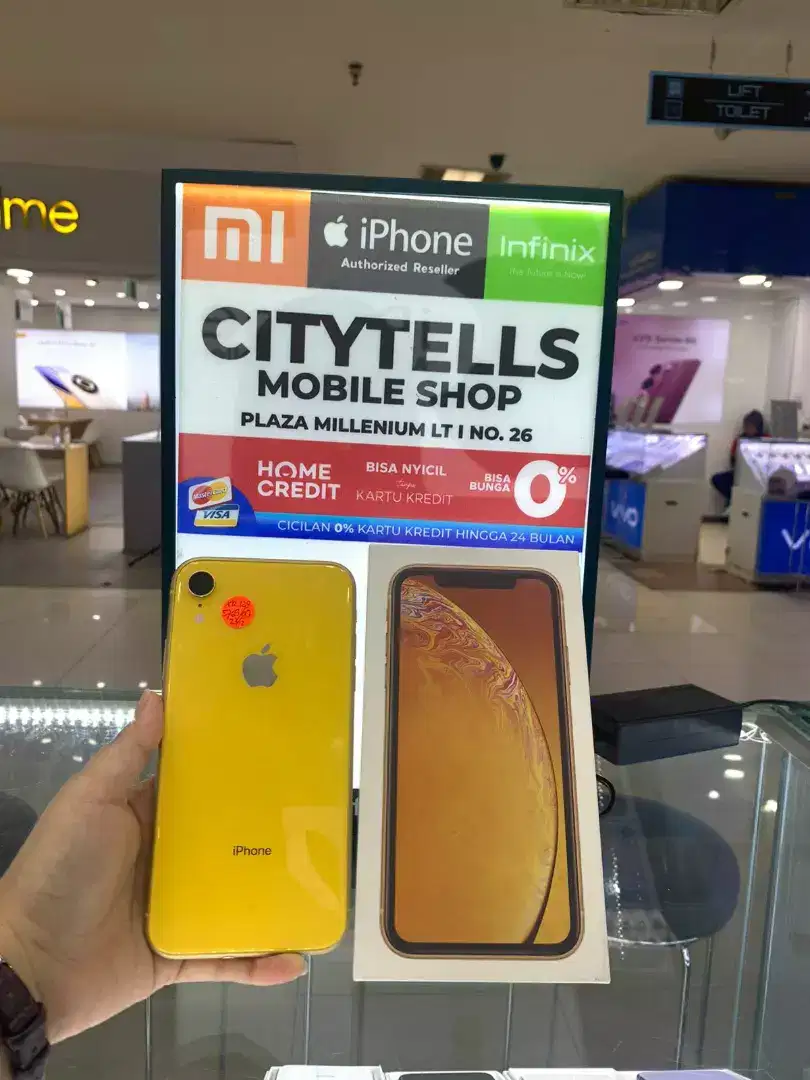 iPhone XR 128GB Yellow Second Mulus Perfect