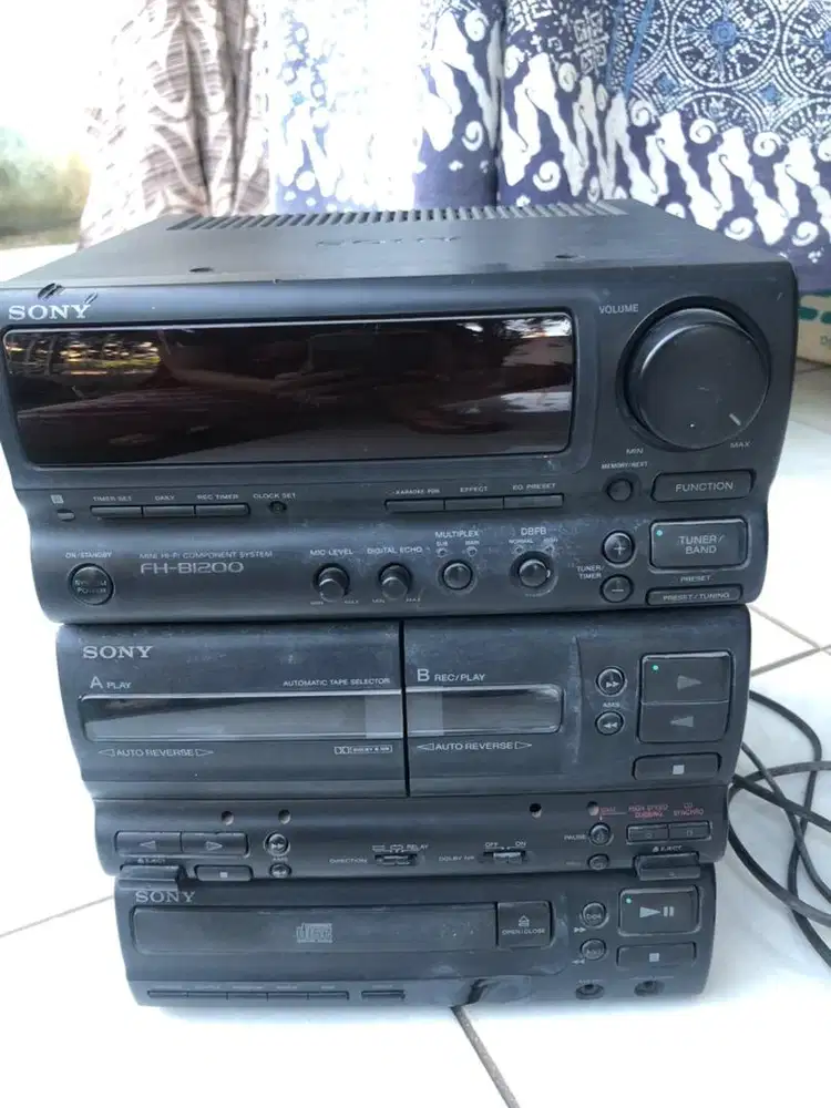 Sony stereo tape deck tidak nyala