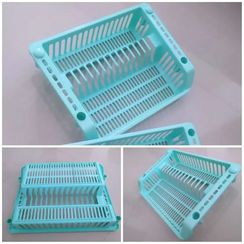 Rak Piring Plastik 2 buah bekas