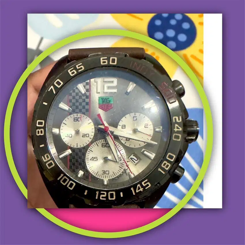 Jam tangan pria Tag Heuer Original second
