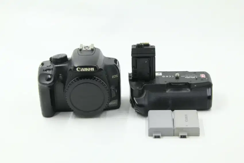 Kamera DSLR Canon EOS 1000D + Battery Grip