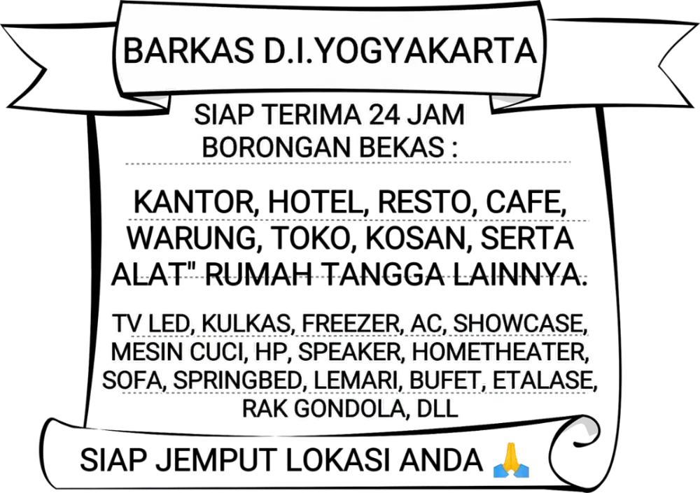 Dibeli Tinggi Barkas Tv Led Lcd Kulkas Freezer Sofa Springbed AC Dll