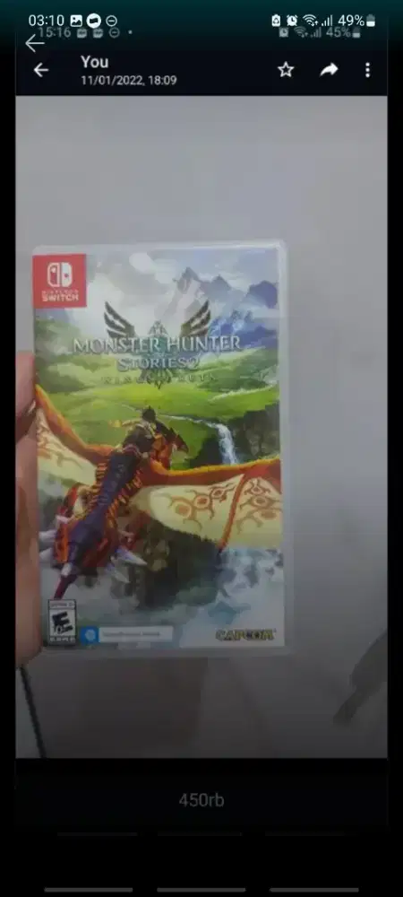 Game nintendo switch monster hunter 2