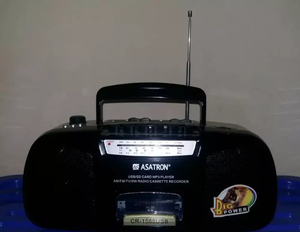 RADIO STEREO ASATRON WARNA HITAM