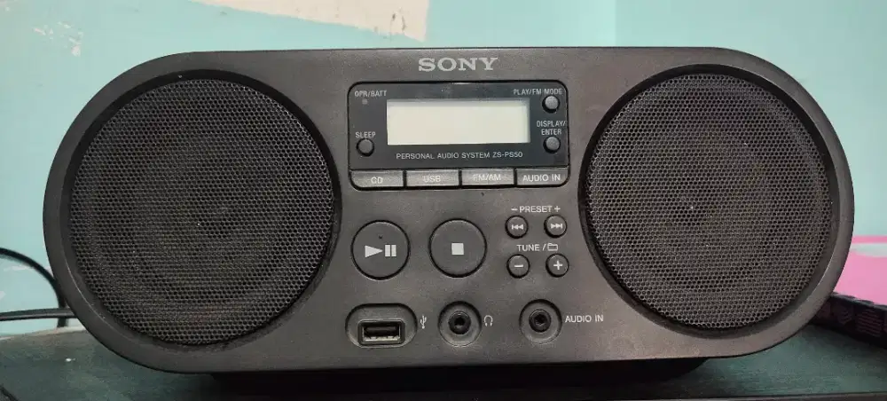 CD Portable Speaker Sony CFD S70