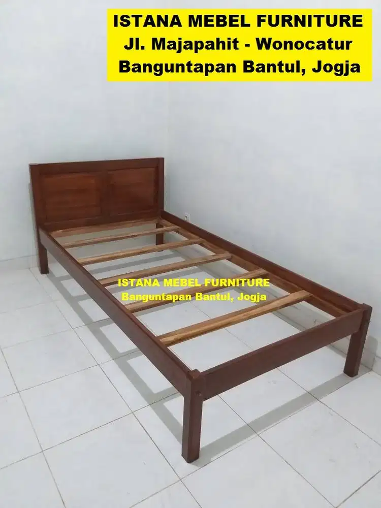 Bed Divan Dipan Amben Ranjang Tempat Tidur Kayu Jati Knock Down (gpg)