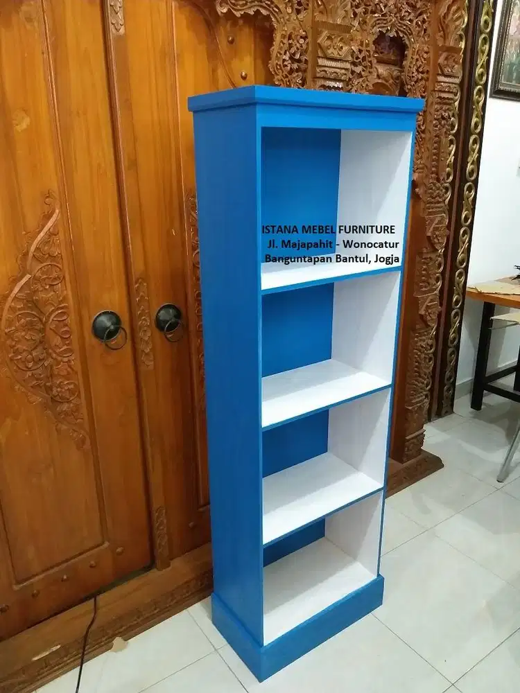 Almari Lemari Rak Buku Sepatu Kotak Susun Tingkat Serbaguna Kayu (gpg)