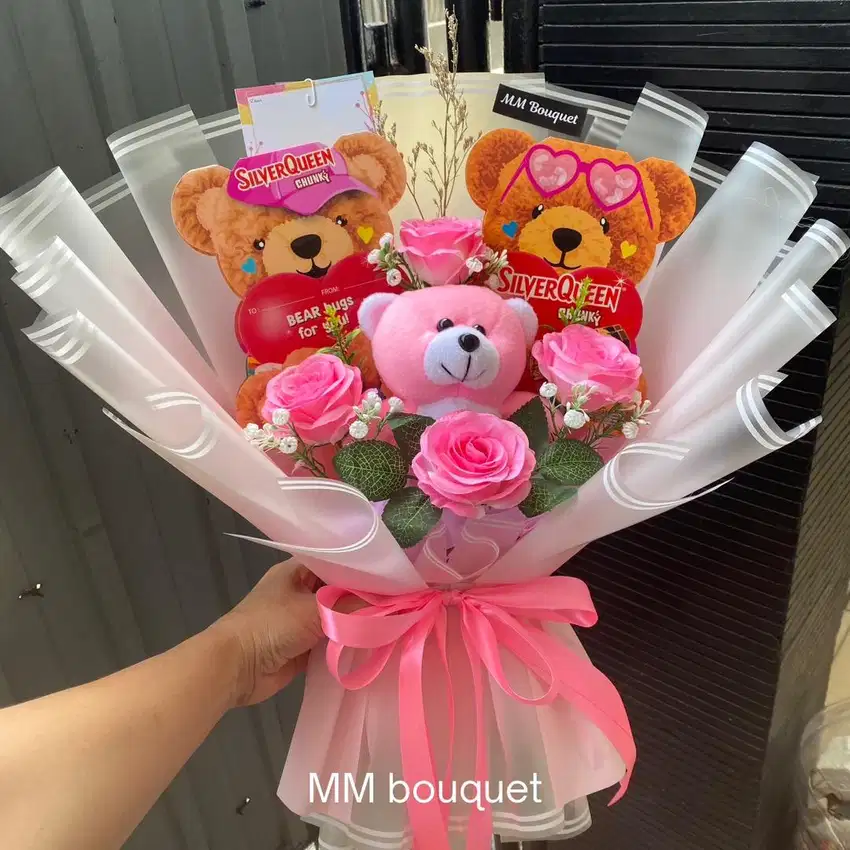 buket valentine day-hadiah ulang tahun