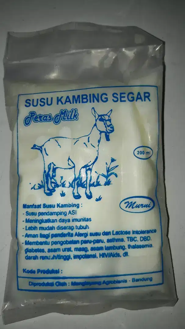 Susu kambing murni (beku)