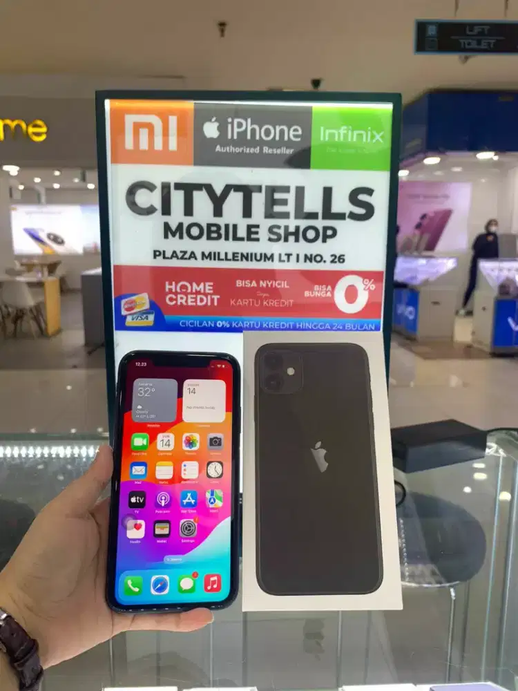 iPhone 11 128GB Black Second Mulus Perfect