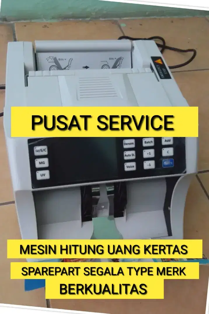 Mesin Hitung Uang Sparepart Bergaransi