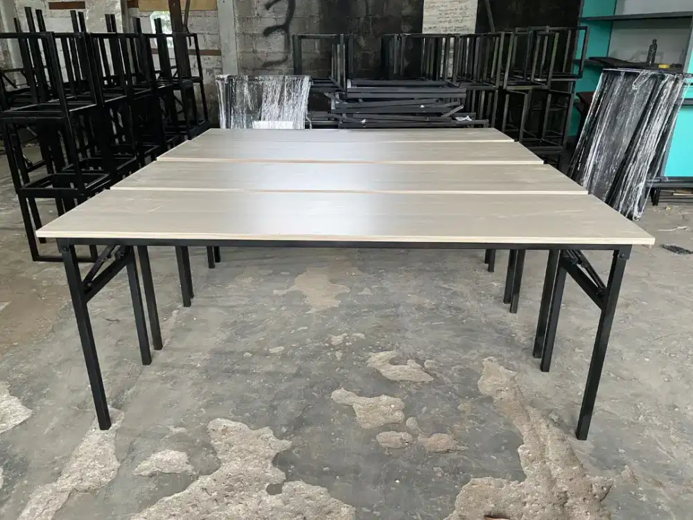 Meja lipat IBM kantor/hotel/PT/pameran/catering