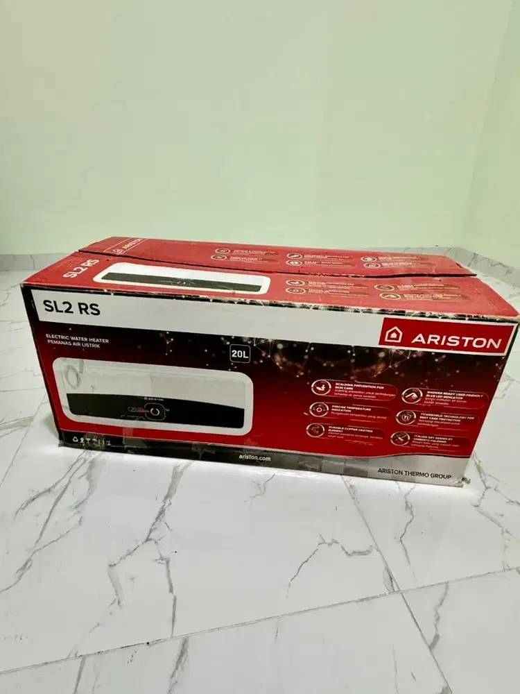 NEW Ariston Slim SL2 RS 20 Liter Pemanas Air Mandi Water Heater