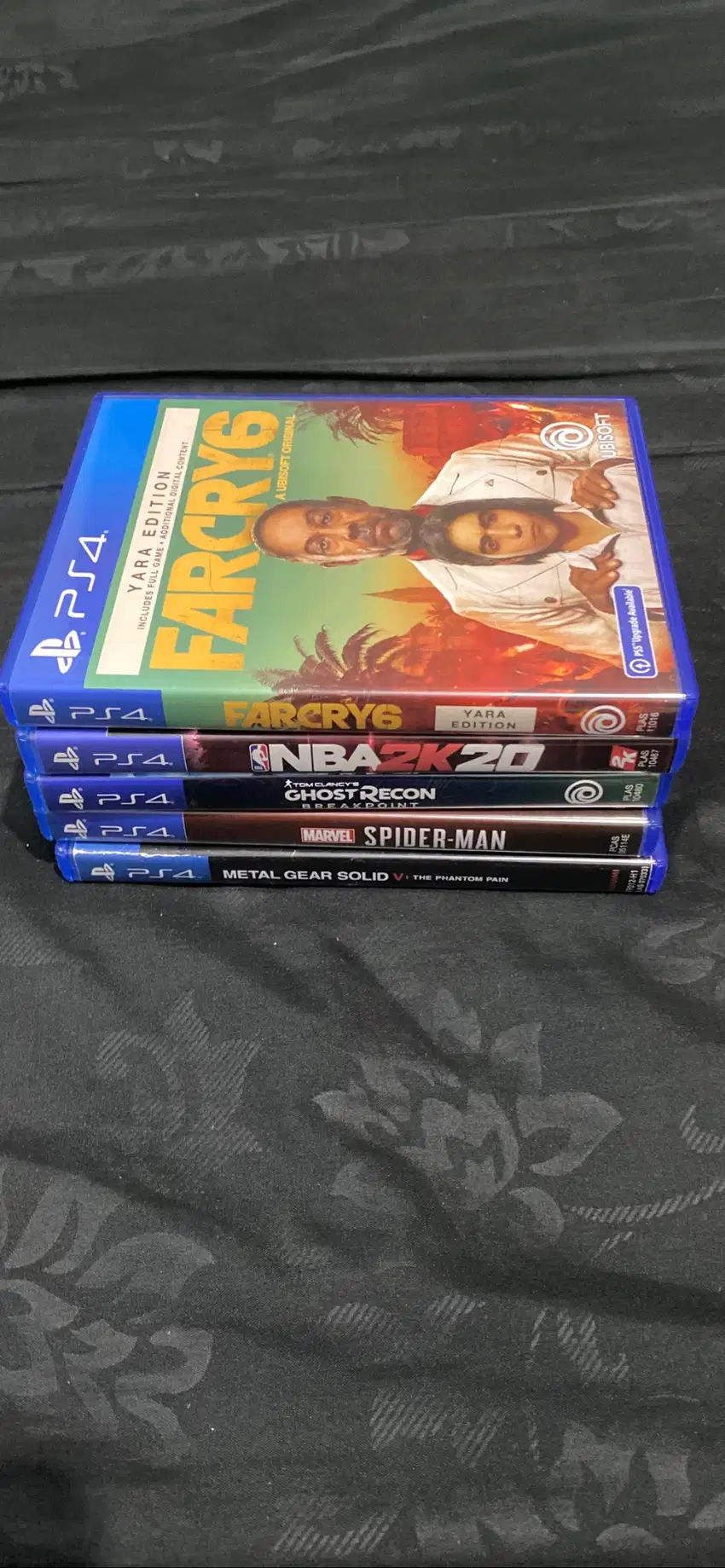 BD / KASET PS4: SPIDERMAN, FAR CRY, NBA, GHOST RECON, & METAL GEAR