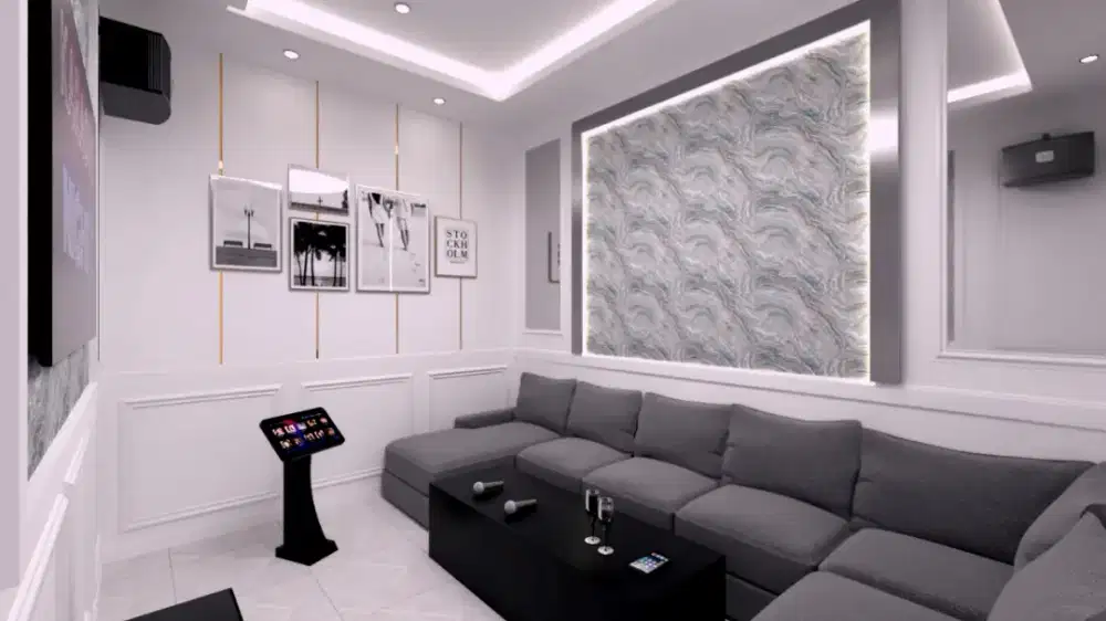 Pasang peredam suara ruangan bernyanyi