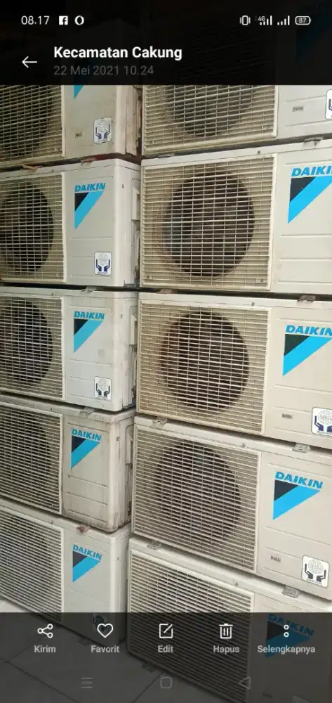 Jual AC baru dan second bergaransi