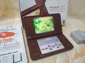 Nintendo Dsi XL NDSi XL Maroon 4gb