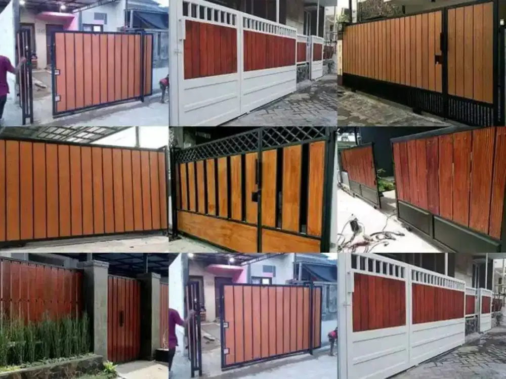 Pintu gerbang woodplank