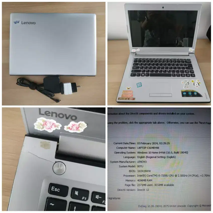 Laptop bekas LENOVO Ideapad 310-14IKB