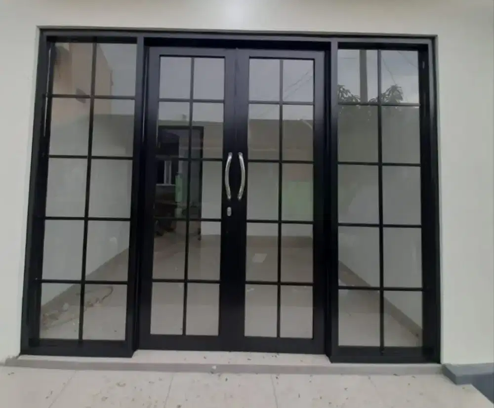 Pintu kaca aluminium